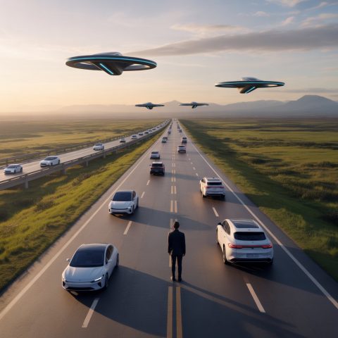 Future of Transportation with electric vehicles and roads