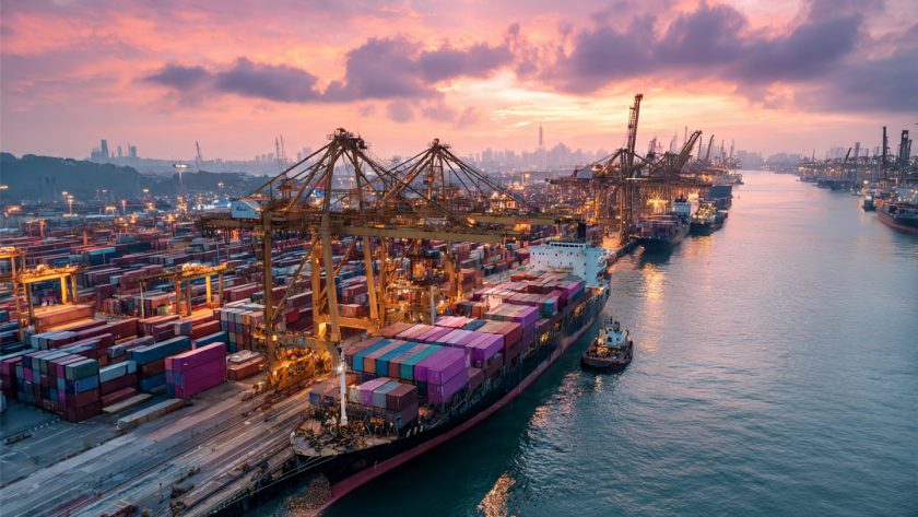 Singapore global trade port economic success case study